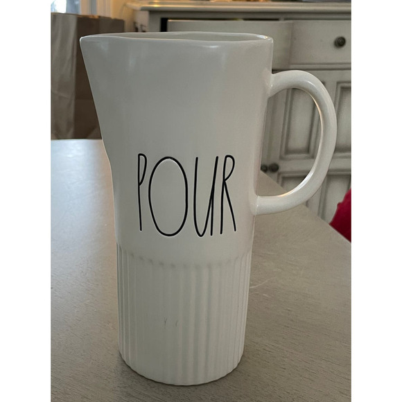 Rae Dunn Artisan Collection by Magenta POUR Pitcher - Picture 8 of 16